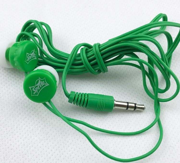 Fone de ouvido com fio de cabo para presente promocional personalizado barato