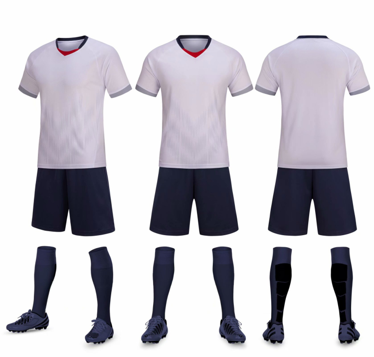 Conjunto de jogos de treinamento de uniformes de futebol com impressão de logotipo personalizado por atacado Soccer Jersrys